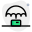 Financial protection within umbrella concept of insurance icon