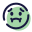 ícone de rosto enjoado icon