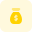 Money bag dollar collection deposite value currency icon