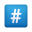 Tastenkappe-Nummernzeichen-Emoji icon