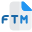 FTM files are audio files created by FamiTracker such as short audio samples and notes in a melody. icon