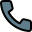 Dial phone handreceiver layout for phone calling icon