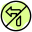 DO not turn left side with Traffic sign board crossed icon