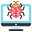 computer bug icon