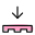 Pallet down indication for material handling instruction icon