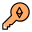 Ethereum digital secure key authentication login logotype icon