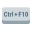 Ctrl 加 F10 键 icon