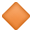 emoji de diamante laranja grande icon