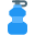 Water bottle with glucose to enhance energy levels icon