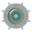 Spiked Round Shield icon