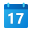 Calendrier 17 icon