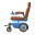 motorisierter Rollstuhl icon