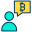 Talk about Bitcoin icon