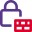 Firewall security locked in the system layout icon