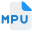 MPU Audio file saved in the layer 3 Audio Compressed audio format icon