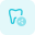 Accumulation of bacteria in corner of the teeth despite brushing icon