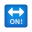 on-freccia-emoji icon