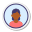 usuário-feminino-círculo-pele-tipo-3 icon