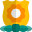 Honorary mention flower badge of the Homeland security department officers icon