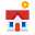 Sun over a House icon