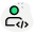 Programming language software with admin access control icon