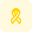 Cancer ribbon symbol isolated on a white background icon