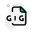 GIG files is GigaStudio picture produced by Tascam software developer. icon