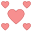 corazones pequeños icon