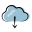 Von der Cloud herunterladen icon