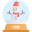 Snow Globe Snowman icon