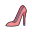 Las mujeres del zapato Diagonal Ver icon
