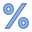 Percentuale icon