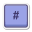 Chave de Hashtag icon