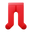 meia-calça vermelha para criança icon