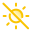 Não expor à luz solar icon