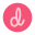Dribbble в кружке icon