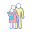 Family RGB color icon icon