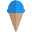 Ice cream cone store and other dessert items icon