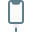 Mobile phone on charging with cable attached icon