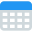 Formulae table with row and column cells icon