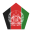 Флаг Афганистана в пятиугольнике icon