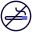 户外公共场所外部禁止吸烟区固体塔尔维沃 icon