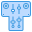 外部コントローラー-ゲームコントローラー-itim2101-blue-itim2101 icon