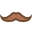 Moustache anglaise icon