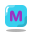 M Key icon