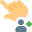Add user multiple user with single touch icon