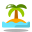 île sur l'eau icon