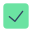 Ausgefüllte Checkbox icon