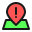 Location Pin Warning icon