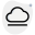 Loading bar started with cloud computing system icon